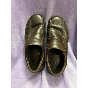 Sketchers Men's 13  Slip On Loafer Shoe Brown Relaxed Step Leather